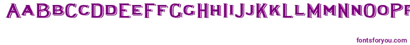 Подробнее о шрифте Lewishamshadowedwide Шрифт Lewishamshadowedwide – фиолетовые шрифты на белом фоне