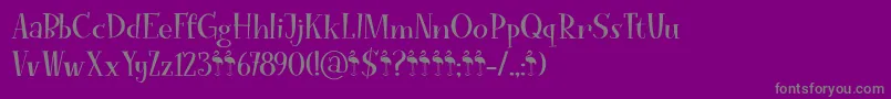More about FunkyFlamingoDemo Font FunkyFlamingoDemo Font – Gray Fonts on Purple Background