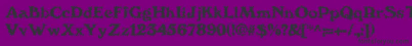 Подробнее о шрифте We4Db Шрифт We4Db – чёрные шрифты на фиолетовом фоне