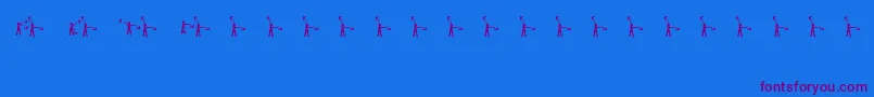 More about Semaphore Font Semaphore Font – Purple Fonts on Blue Background