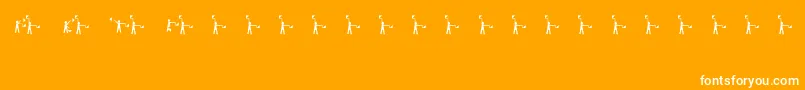More about Semaphore Font Semaphore Font – White Fonts on Orange Background