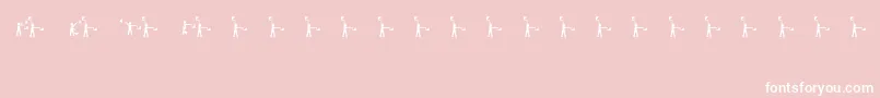 More about Semaphore Font Semaphore Font – White Fonts on Pink Background