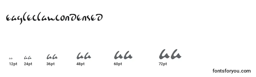 EagleclawCondensed Font Sizes