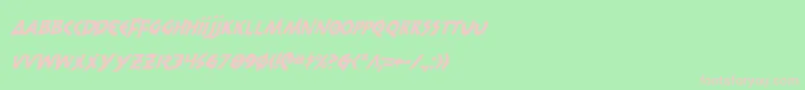 300trojansci Font – Pink Fonts on Green Background