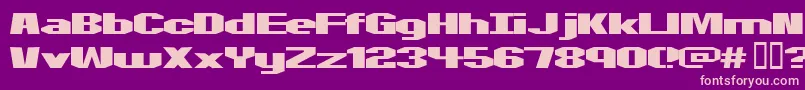 fuente Motorcycle ffy – Fuentes Rosadas Sobre Fondo Morado