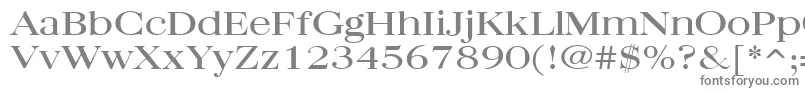 Шрифт Quantasbroad Regular – серые шрифты