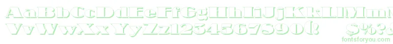 NubianShadow Font – Green Fonts