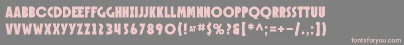 SfSpeakeasy Font – Pink Fonts on Gray Background