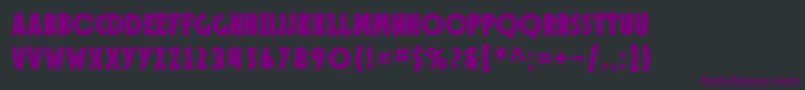 SfSpeakeasy Font – Purple Fonts on Black Background
