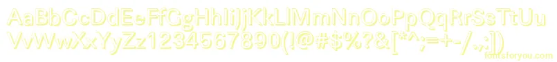 LinearshRegular Font – Yellow Fonts