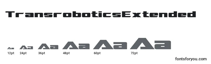 TransroboticsExtended Font Sizes