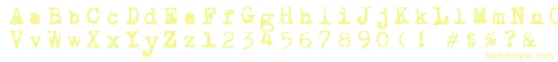 Draconiantypewritter001 Font – Yellow Fonts