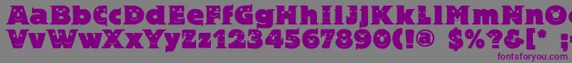 Blaxbloxxeyes Font – Purple Fonts on Gray Background