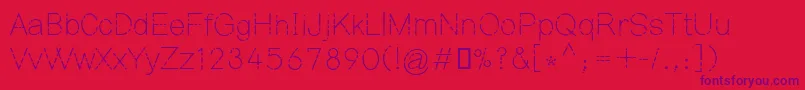 Mahamaya Font – Purple Fonts on Red Background