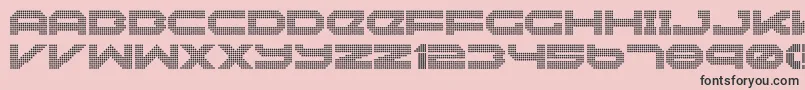 Neonize Font – Black Fonts on Pink Background