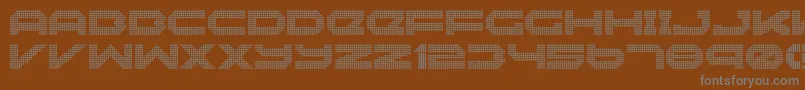 Шрифт Neonize – серые шрифты на коричневом фоне