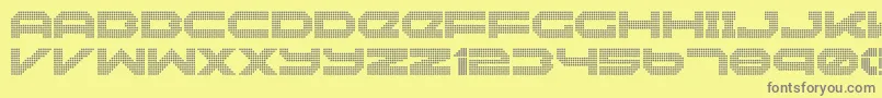 Police Neonize – polices grises sur fond jaune