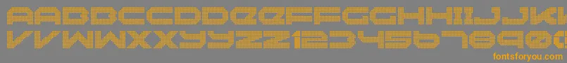 Шрифт Neonize – оранжевые шрифты на сером фоне