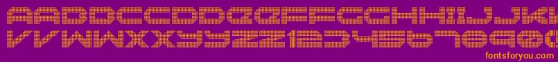 Neonize Font – Orange Fonts on Purple Background