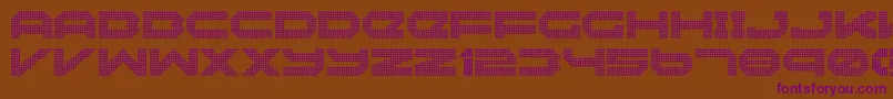 Neonize Font – Purple Fonts on Brown Background