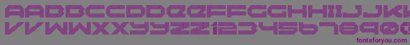 Neonize-fontti – violetit fontit harmaalla taustalla