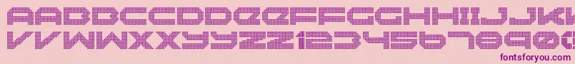 Neonize Font – Purple Fonts on Pink Background
