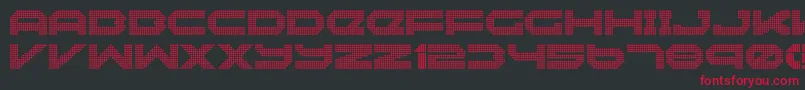 Шрифт Neonize – красные шрифты на чёрном фоне