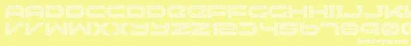 Neonize Font – White Fonts on Yellow Background