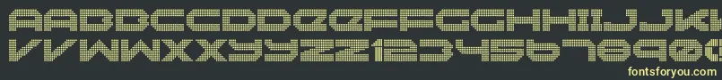 Neonize Font – Yellow Fonts on Black Background