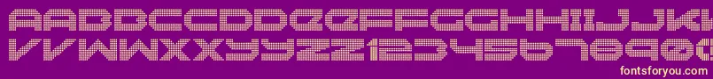 Neonize Font – Yellow Fonts on Purple Background