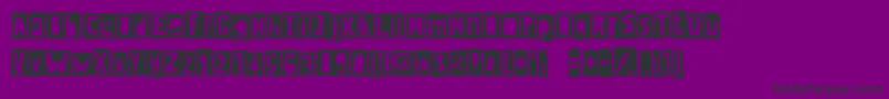 Crewhassanblack Font – Black Fonts on Purple Background