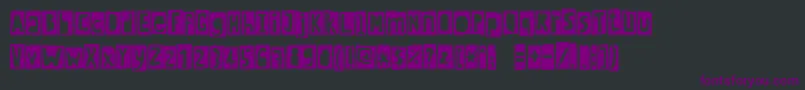 Crewhassanblack Font – Purple Fonts on Black Background