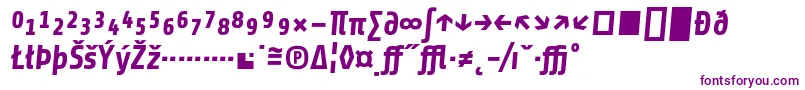 ShareBolditalicexp-fontti – violetit fontit