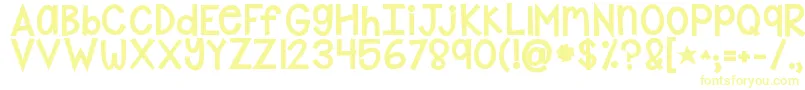 Kgshakeitoffchunky Font – Yellow Fonts