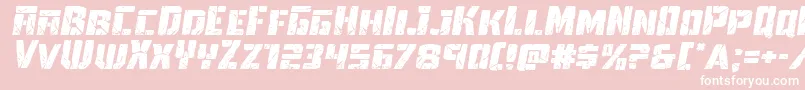 Towerruinsexpandital Font – White Fonts on Pink Background