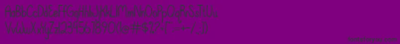 AustieBostMarketplace Font – Black Fonts on Purple Background