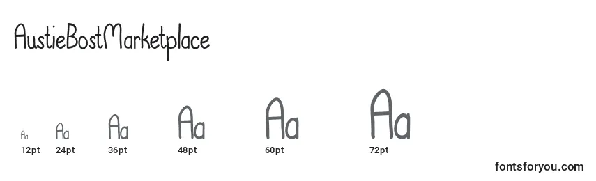 AustieBostMarketplace Font Sizes