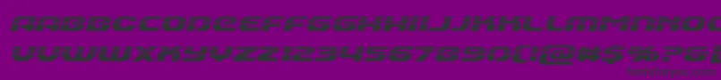 Annapolishalfital Font – Black Fonts on Purple Background