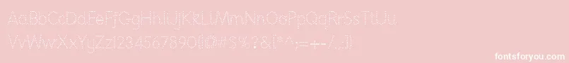 Nationpd Font – White Fonts on Pink Background