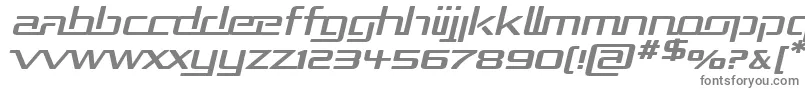 Шрифт RepublikaExpItalic – серые шрифты на белом фоне