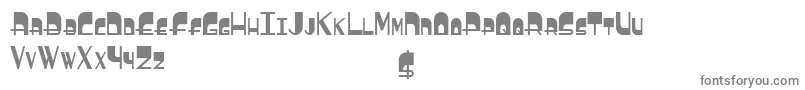 BoldyheadBold-Schriftart – Graue Schriften auf weißem Hintergrund