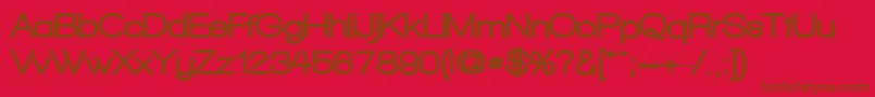 WalkwayBlack Font – Brown Fonts on Red Background