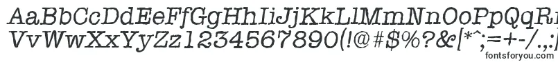 TypewriterantiqueItalic Font – Fonts for Microsoft Office