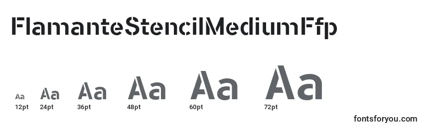 FlamanteStencilMediumFfp Font Sizes