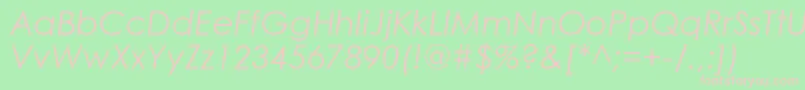 CenturyGothicРљСѓСЂСЃРёРІ Font – Pink Fonts on Green Background