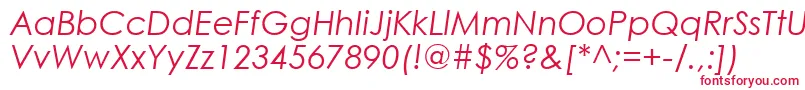 CenturyGothicРљСѓСЂСЃРёРІ Font – Red Fonts on White Background