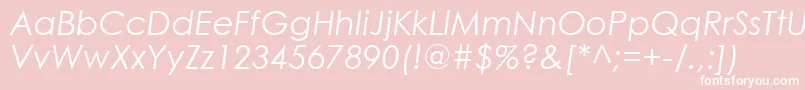 CenturyGothicРљСѓСЂСЃРёРІ Font – White Fonts on Pink Background