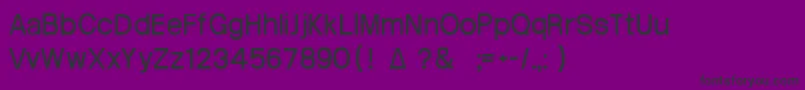 Шрифт Atrian3 – чёрные шрифты на фиолетовом фоне