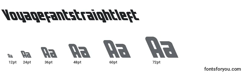 Voyagefantstraightleft Font Sizes