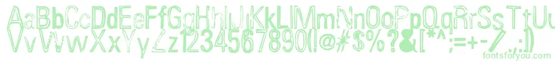 InfluenzaAsian Font – Green Fonts